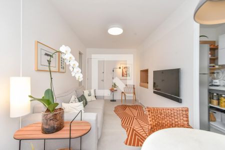 Sala de apartamento à venda com 1 quarto, 35m² em Bela Vista, São Paulo