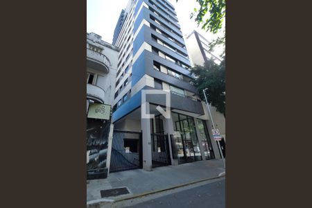 Studio para alugar com 25m², 0 quarto e 1 vaga Studio para alugar com 25m², 0 quarto e 1 vagaFachada