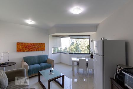 Sala de apartamento para alugar com 1 quarto, 43m² em Paraíso do Morumbi, São Paulo