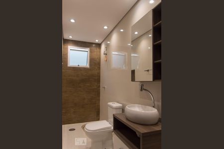 Banheiro de apartamento à venda com 1 quarto, 56m² em Planalto, São Bernardo do Campo