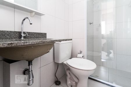 Banheiro da Suíte de apartamento para alugar com 1 quarto, 36m² em Brás, São Paulo