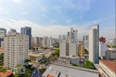 Vista de apartamento à venda com 1 quarto, 44m² em Cerqueira César, São Paulo