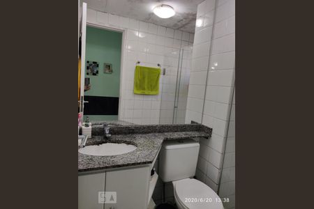 Banheiro de apartamento à venda com 2 quartos, 55m² em Vila Santa Teresa (zona Sul), São Paulo