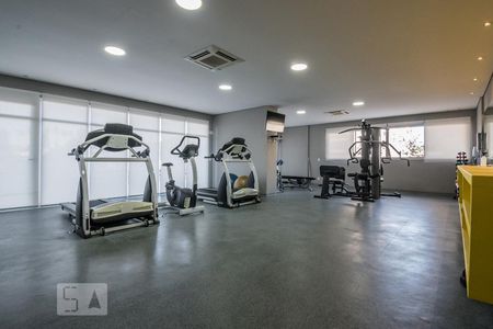 Studio para alugar com 38m², 1 quarto e 1 vaga Studio para alugar com 38m², 1 quarto e 1 vagaÁrea Comum - Academia