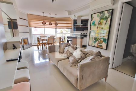 Sala de apartamento à venda com 1 quarto, 104m² em Jardim Sílvia, Santo André