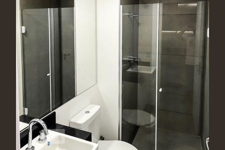 Banheiro de kitnet/studio à venda com 1 quarto, 21m² em Vila Mariana, São Paulo