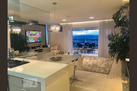 Detalhe Sala de apartamento à venda com 2 quartos, 104m² em Parque Reboucas, São Paulo