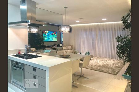 Detalhe Sala de apartamento à venda com 2 quartos, 104m² em Parque Reboucas, São Paulo