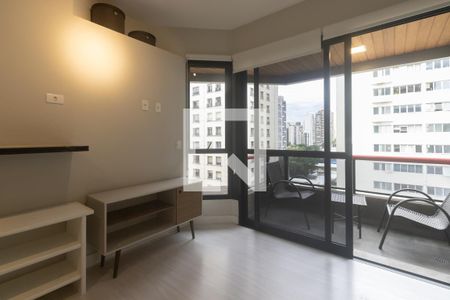 Sala de apartamento para alugar com 1 quarto, 48m² em Itaim Bibi, São Paulo
