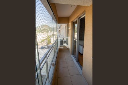 Varanda da Sala de apartamento para alugar com 2 quartos, 60m² em Rio Comprido, Rio de Janeiro