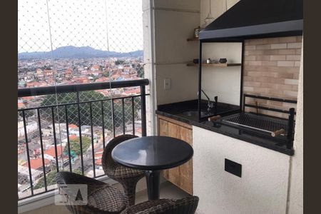 Varanda Gourmet de apartamento à venda com 3 quartos, 81m² em Vila Amélia, São Paulo