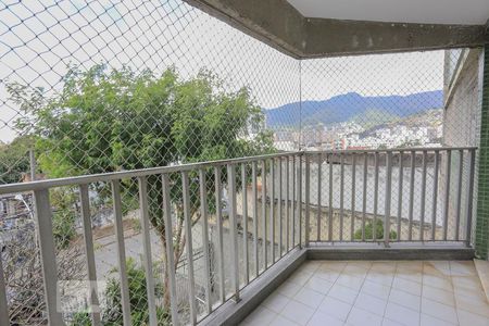 Varanda da Sala de apartamento à venda com 3 quartos, 100m² em Vila Isabel, Rio de Janeiro