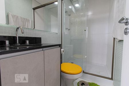 Banheiro de kitnet/studio à venda com 1 quarto, 33m² em Centro, São Paulo