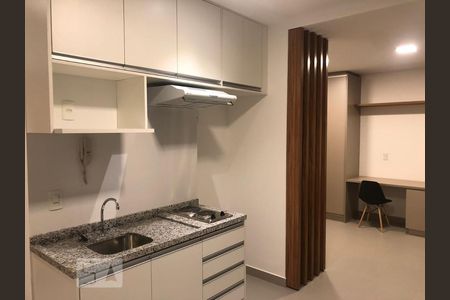 Cozinha/sala de kitnet/studio para alugar com 1 quarto, 40m² em República, São Paulo