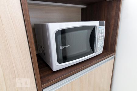 Studio para alugar com 38m², 1 quarto e 1 vagaCozinha - microondas