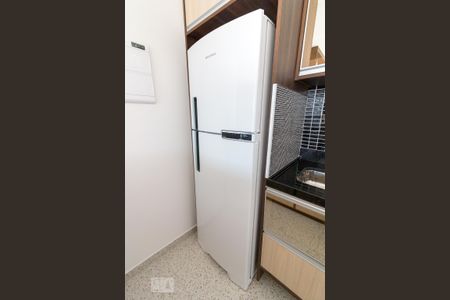 Studio para alugar com 38m², 1 quarto e 1 vagaCozinha - geladeira