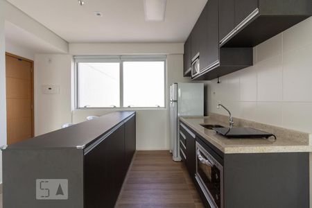 Cozinha de apartamento para alugar com 1 quarto, 48m² em Centro, Osasco