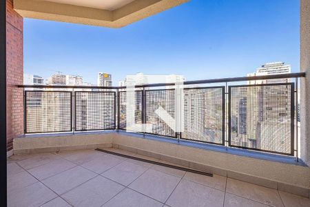 Varanda da Sala/Cozinha de kitnet/studio para alugar com 1 quarto, 31m² em Pinheiros, São Paulo