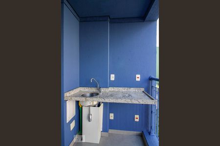 Studio à venda com 35m², 1 quarto e 1 vagaVaranda