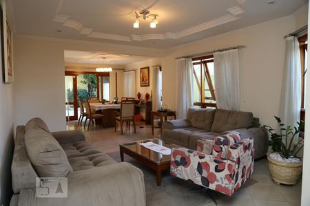 Sala de casa de condomínio para alugar com 5 quartos, 430m² em Parque Monte Alegre, Taboão da Serra