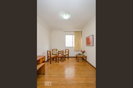 Sala de apartamento à venda com 1 quarto, 52m² em Lourdes, Belo Horizonte