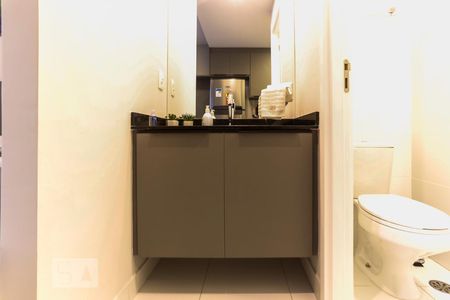 Lavabo Banheiro de kitnet/studio à venda com 1 quarto, 25m² em Cerqueira César, São Paulo