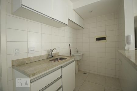 Cozinha de apartamento à venda com 1 quarto, 32m² em Sul (águas Claras), Brasília