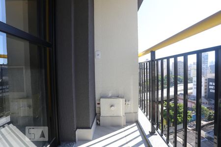 Varanda de kitnet/studio para alugar com 1 quarto, 26m² em Campos Elíseos, São Paulo