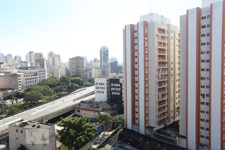 Vista de kitnet/studio para alugar com 1 quarto, 26m² em Campos Elíseos, São Paulo