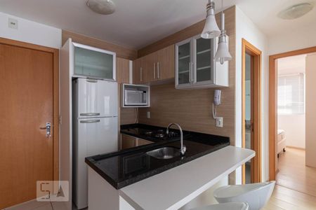 Cozinha de apartamento para alugar com 2 quartos, 40m² em Centro, Curitiba