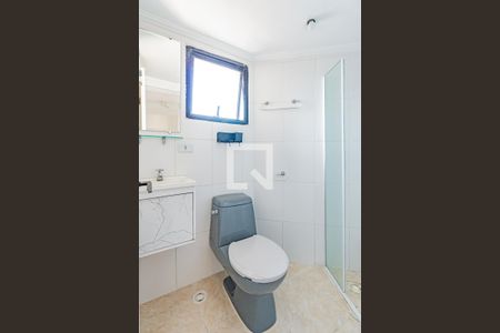Banheiro da Suíte 1 de apartamento para alugar com 3 quartos, 77m² em Vila Brasílio Machado, São Paulo
