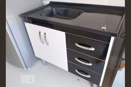 Cozinha de kitnet/studio para alugar com 1 quarto, 20m² em Americanópolis, São Paulo