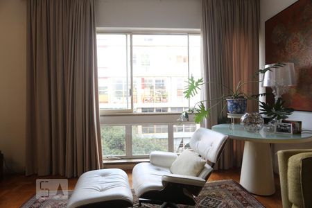 Sala de apartamento para alugar com 3 quartos, 136m² em Higienópolis, São Paulo