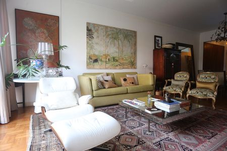 Sala de apartamento para alugar com 3 quartos, 136m² em Higienópolis, São Paulo
