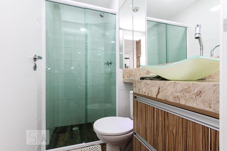 Banheiro de kitnet/studio à venda com 1 quarto, 35m² em Quinta da Paineira, São Paulo