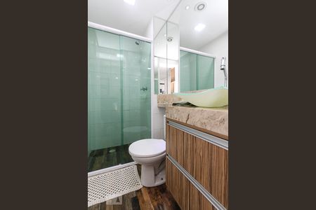 Banheiro de kitnet/studio à venda com 1 quarto, 35m² em Quinta da Paineira, São Paulo