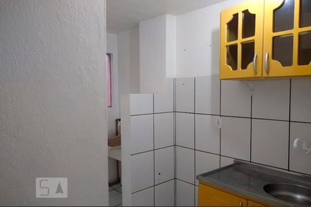 Cozinha de apartamento à venda com 1 quarto, 30m² em Canudos, Novo Hamburgo