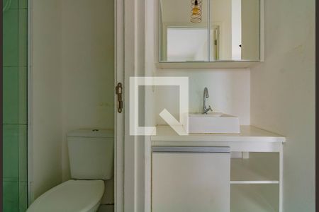 Banheiro de apartamento para alugar com 1 quarto, 26m² em Mirandópolis, São Paulo