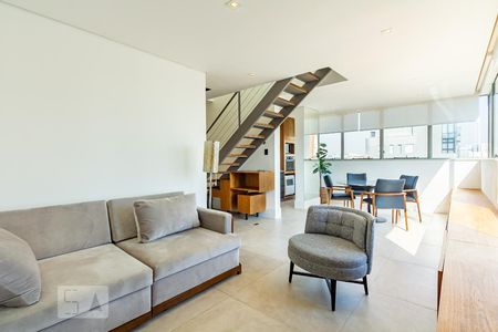 Sala de apartamento à venda com 1 quarto, 80m² em Vila Nova Conceição, São Paulo