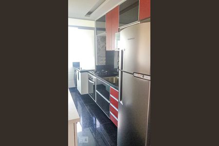 Cozinha de apartamento para alugar com 1 quarto, 35m² em Quinta da Paineira, São Paulo