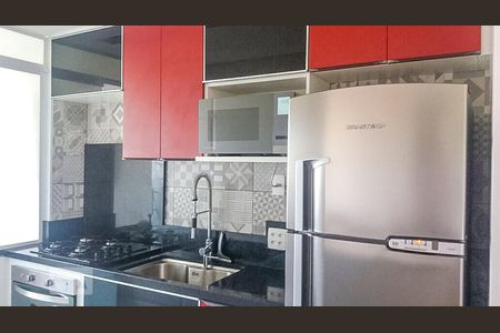 Cozinha de apartamento para alugar com 1 quarto, 35m² em Quinta da Paineira, São Paulo