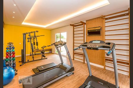 Área comum - Academia de apartamento para alugar com 1 quarto, 35m² em Quinta da Paineira, São Paulo
