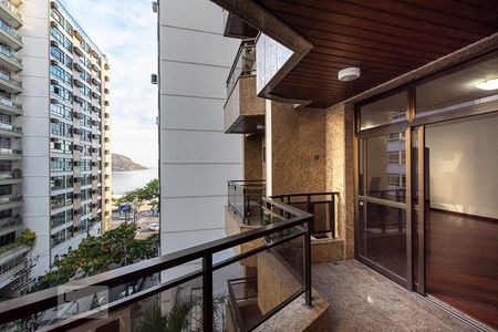 Varanda da Sala de apartamento para alugar com 4 quartos, 215m² em Icaraí, Niterói
