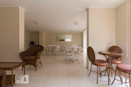 Área comum - Salão de festas de apartamento para alugar com 1 quarto, 50m² em Vila Monte Alegre, São Paulo