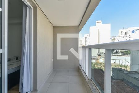 Varanda de kitnet/studio para alugar com 1 quarto, 38m² em Santa Cecília, São Paulo