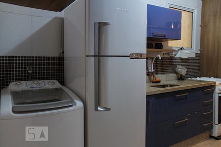 Cozinha e Área de Serviço de apartamento à venda com 1 quarto, 38m² em Santa Efigênia, São Paulo
