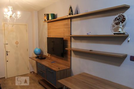 Detalhe Sala de apartamento à venda com 1 quarto, 38m² em Santa Efigênia, São Paulo