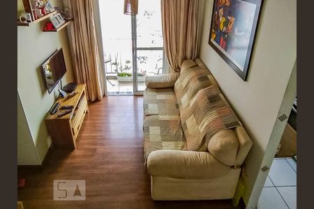 Sala de apartamento para alugar com 2 quartos, 52m² em Vila Homero Thon, Santo André
