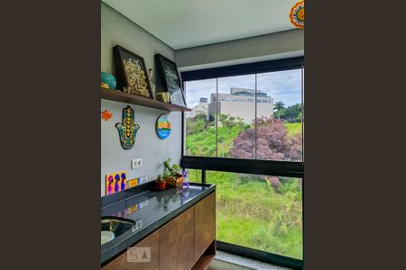 Varanda de apartamento para alugar com 1 quarto, 48m² em Bethaville I, Barueri