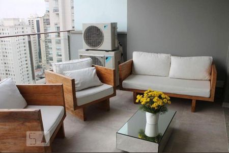 Varanda de apartamento para alugar com 1 quarto, 78m² em Vila Nova Conceição, São Paulo